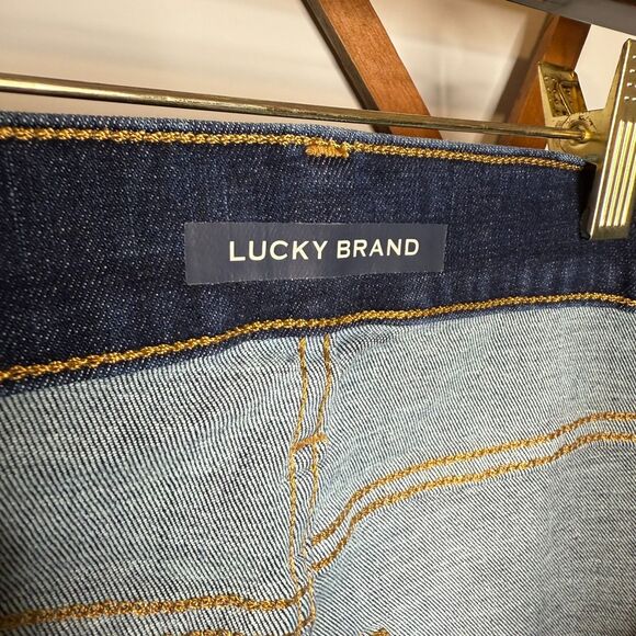 Lucky Brand Uni Fit High Rise Skinny Ankle Jean Dark Wash 30-32A Petite - Picture 5 of 10